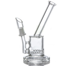 Mini Inline 10 milímetros Bent Neck Glass Tubulação de água de fumar (ES-GB-574)